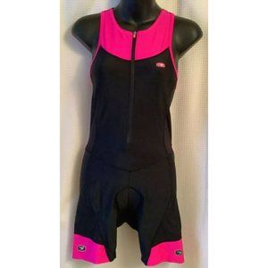 SUGOI Tri Suit Womens SP Pro Fit Triathlon Bike Run Competition Race Small Black